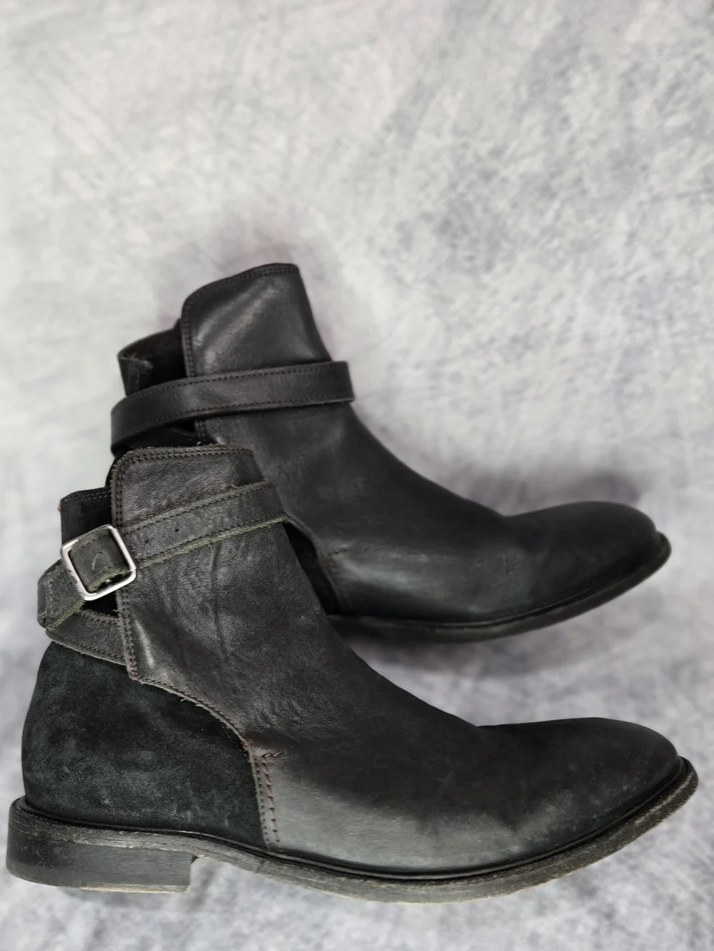 AllSaints Mass RARE🔥 Allsaints Spitalfields Chelsea Strap Boots Brown